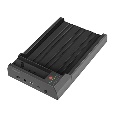 Afbeelding van LogiLink QP0031 USB 3.2 Gen 2 Quickport, voor 2,5 inch of 3,5 SATA HDD/SSD en M.2 NVMe SSD met kloonfunctie zonder pc