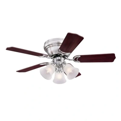 Afbeelding van Westinghouse Lighting Plafondventilatoren met verlichting, 7207340, geborsteld nikkel, 90 x 34 cm