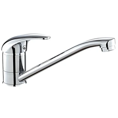 Afbeelding van DP bath gootsteenarmatuur, 1 stuks, zilver, Hortensia