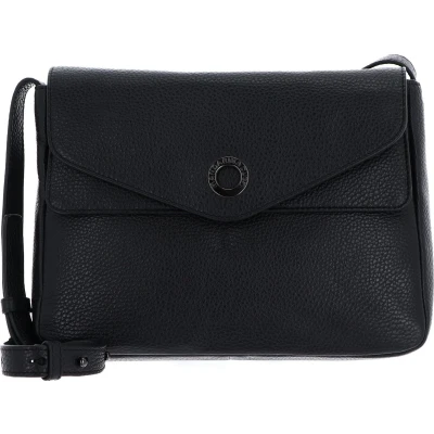 Afbeelding van MANDARINA DUCK Leren Schoudertas Mellow Leather Dressy Bag Nero Zwart