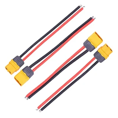 Afbeelding van Boladge Amass XT 60 XT60H mannelijke en vrouwelijke connector adapterkabel met 15 cm 12 AWG kabel voor RC Lipo batterij FPV Racing Drone 2 paar