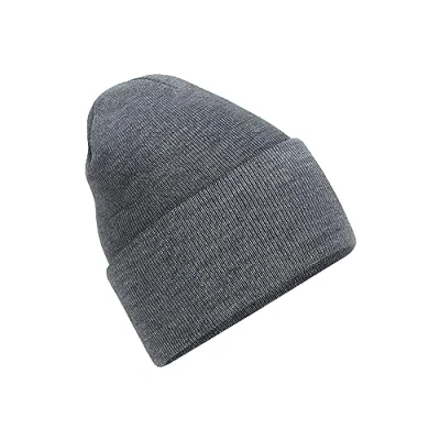 Afbeelding van Beechfield® B40R Original Deep Cuffed Beanie Graniet, Eén Maat