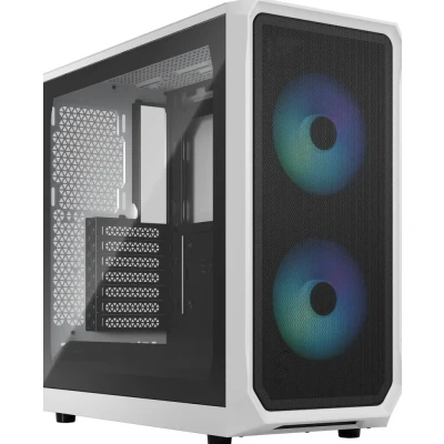 Afbeelding van Fractal Design Focus 2 RGB White TG Clear Tint Behuizing