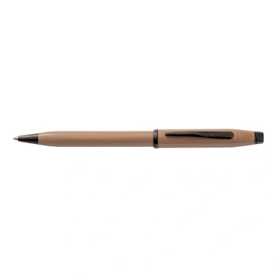 Afbeelding van Cross Century II balpen (streekstokken M, schrijfkleur: zwart, incl. premium geschenkdoos), Earthy beige/zwart PVD