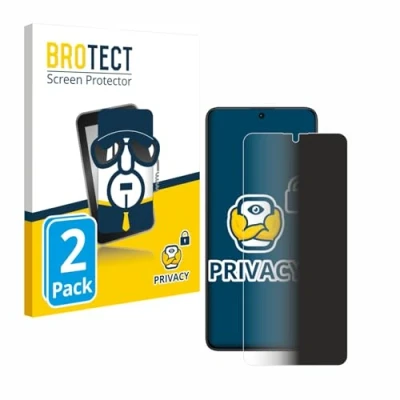 Afbeelding van BROTECT privacy screenprotector voor Xiaomi Redmi Note 13 Pro 5G Folie Beschermfolie Blauwlichtfilter (2 Stuks)