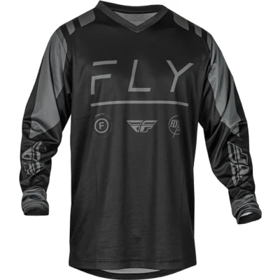 Afbeelding van Fly Racing 2024 F 16 Crossshirt Zwart / Antraciet maat L