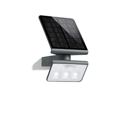 Afbeelding van Steinel 085698 solar buitenlamp XSolar L S antraciet, wandlamp, bewegingsmelder, nachtlamp, tuinlamp, batterij 2500 mAh