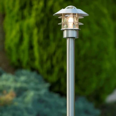Afbeelding van Lucide ZICO Lantaarnpaal Buiten Ø 21,8 cm 1xE27 IP44 Mat chroom