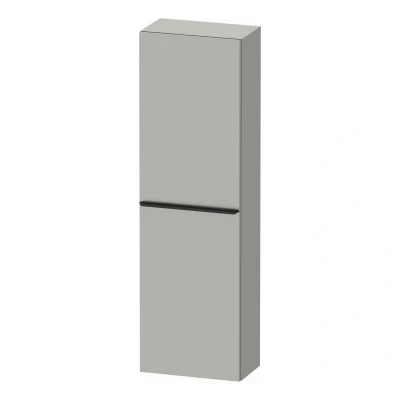Afbeelding van Duravit D Neo halfhoge kast 40x24x132cm Linksdraaiend Betongrijs Mat