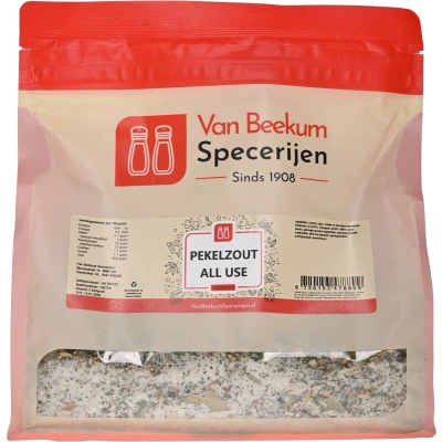 Afbeelding van Van Beekum Specerijen Pekelzout All Use 2 kilo (hersluitbare stazak)