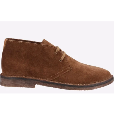 Afbeelding van Hush Puppies Samuel Suède Heren Tan Laarzen