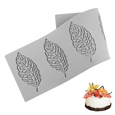 Afbeelding van 3D Bladeren Fondant Cake Vorm Siliconen Blad Punten Vormen Taart Decoreren Sjablonen voor Bakken en van Taart, Desserts, Feesten