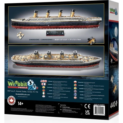 Afbeelding van Wrebbit 3D Puzzle Titanic (440)