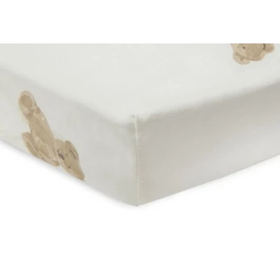 Afbeelding van Jollein Jersey Teddy Bear 60 x 120 cm Ledikant Hoeslaken 511 507 66095