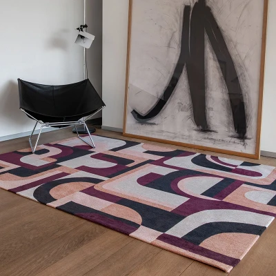 Afbeelding van Modern vloerkleed Nuance 9209 Roze 200x280cm Louis de Poortere