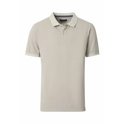 Afbeelding van Casa Moda Polo Piqué Garment Dye Grijs Maat XL Heren