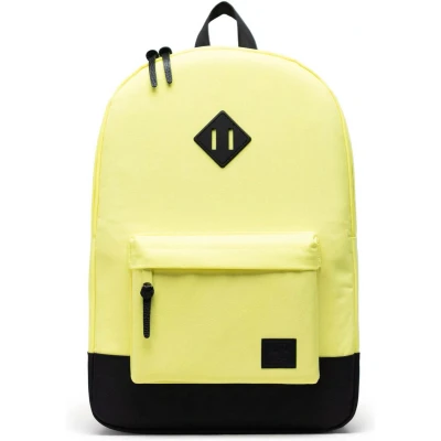 Afbeelding van Herschel Vrije tijd Rugzak met laptopvak Heritage Backpack 21,5L Highlight / Black Geel Zwart