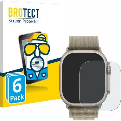 Afbeelding van BROTECT Antireflecterende schermbeschermer mat, Smartwatch beschermfolie, Grijs