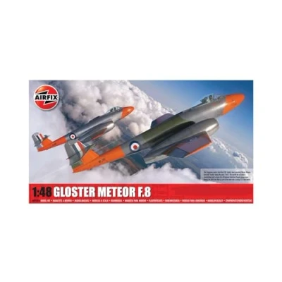 Afbeelding van 1:48 Airfix 09182A Gloster Meteor F.8 Plane Plastic Modelbouwpakket
