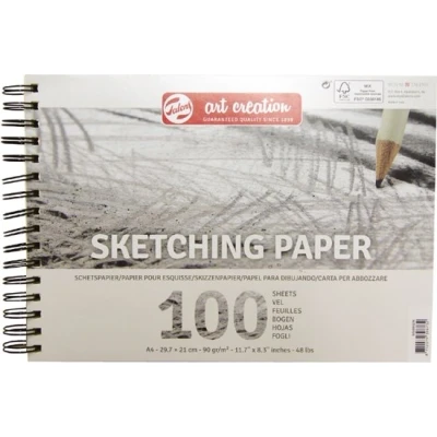 Afbeelding van Schetsboek Talens Art Creation Spiraal A4 90gr 100vel