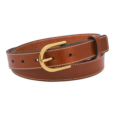 Afbeelding van FOSSIL Riem D Link Belt W95 Brown Bruine