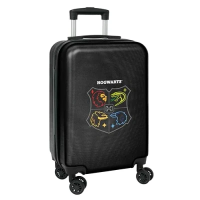Afbeelding van Rolkoffer harry potter Zwart Grijs 20&#039;&#039; 34,5 x 55 20 cm
