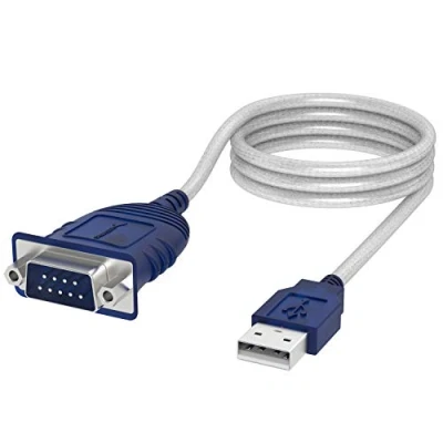 Afbeelding van SABRENT USB 2.0 naar serieel (9 pins) DB 9 RS 232 conversiekabel, Prolific chipset, zeskantmoeren, [Windows 10/8.1/8/7/VISTA/XP, Mac OS X 10.6 en hoger] 1.80m (CB 9P6F)