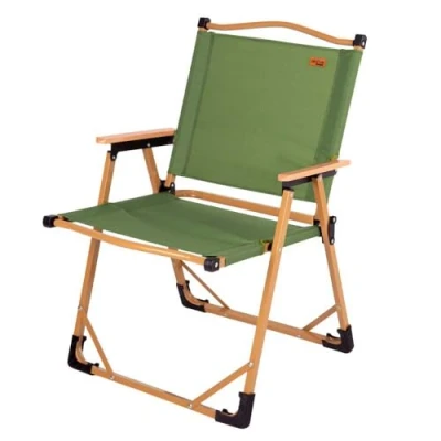Afbeelding van AKTIVE 63066 klapstoel, hoog, groen glamping