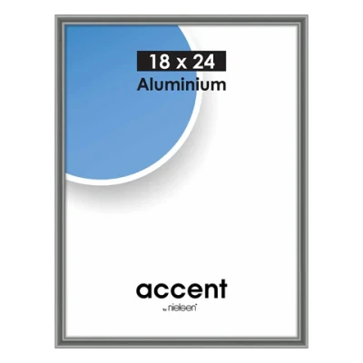 Afbeelding van Nielsen fotolijst Accent 18 x 24 cm aluminium grijs