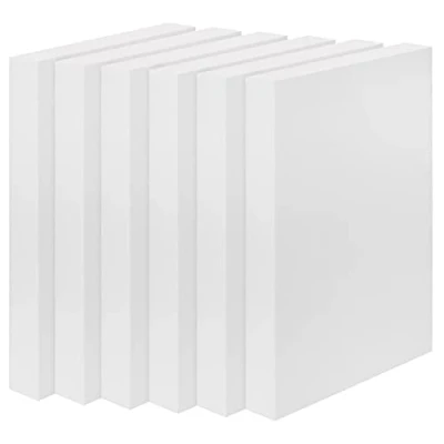 Afbeelding van Belle Vous Ambachtelijke Schuimblokken (6 Stuks) 30 x 15 2,5 cm Rechthoekige Polystyreenschuimstenen voor Modellering, Schoolprojecten, Sculpturen, Bloemstukken, Doe het zelf Kunst en Ambachten
