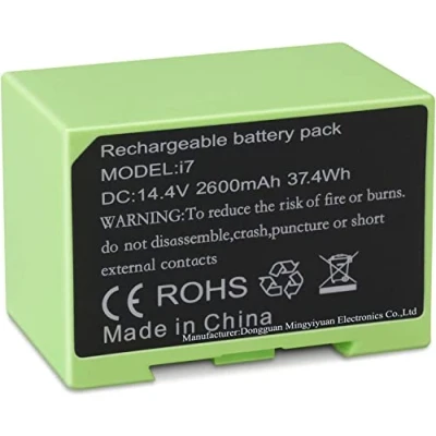 Afbeelding van 4624864 ABL D1 i7 Batterij vervangen voor iRobot Roomba e and i Series i7+ 7150 7550 i3 3150 i3+ 3550 i4 4150 i4+ Lithium Ion Battery Extended Life (14.4V 37.4Wh)
