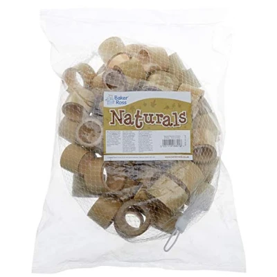 Afbeelding van Baker Ross AF924 Bamboe ringen, 50 stuks, naturel