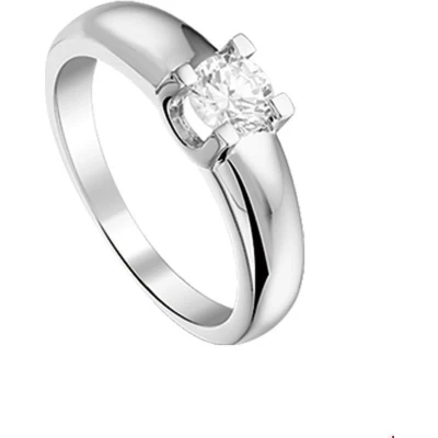 Afbeelding van Trendjuwelier huiscollectie Ring Zirkonia Zilver Gerhodineerd