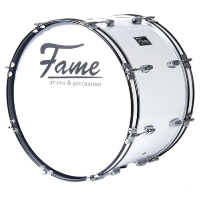 Afbeelding van Fame Marching basDrum 24&quot;x12&quot;, met Tragegordel &amp; Beater bass drum