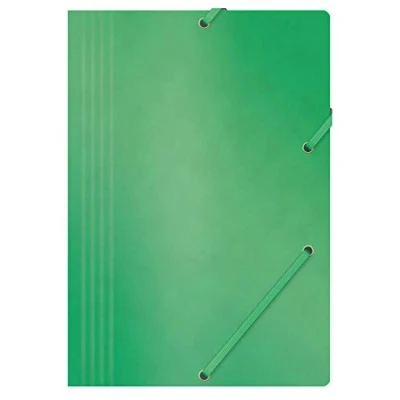 Afbeelding van OFFICE PRODUCTS 21194011 07 map met elastiek persspan, A4, gewicht 390 g/m2 groen