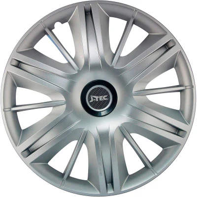 Afbeelding van J Tec 4 Delige Wieldoppenset Maximus 13 inch zilver