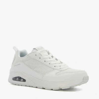Afbeelding van Skechers Uno Fasttime heren sneakers wit Maat: 46