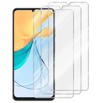 Afbeelding van Cadorabo 3x Pantser Film compatibel met ZTE Blade V50 Vita Beschermende in KRISTALHELDER Getemperd (Tempered) Display beschermend glas 9H hardheid 3D Touch