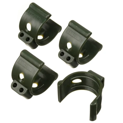 Afbeelding van Nature Verstelbare Kunststof Clip Klim En Geleide Artikel 2.4x3.5x4.9 cm Groen 4 stuks
