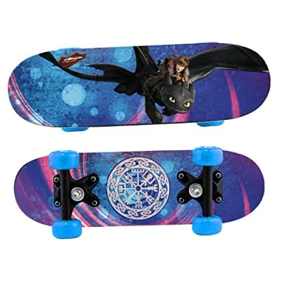 Afbeelding van Joy Toy Dragons Mini Skateboard van hout 43 x 12 8 cm