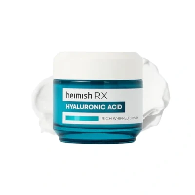 Afbeelding van HEIMISH RX Hyaluronzuur Rijke Geklopte Crème Diep Hydraterend voor Gevoelige en Droge Huid, Dagelijkse Gezichtscrème, Lichtgewicht, met Hyaluronzuur, Panthenol, 50 ml (1,69 fl. oz)