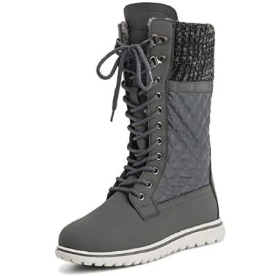 Afbeelding van Dames Lang duurzaam namaakbont Winterregen Sneeuw Waterdicht Outdoor Kuitlaarzen 5 GRE38 AYC0539