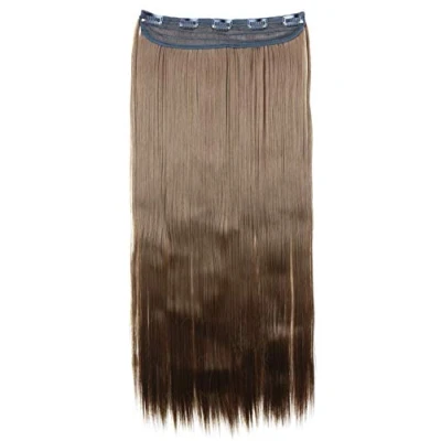 Afbeelding van CAISHA 70cm Clip in Extensions Haarextensies Haarstukje Glad Bruin C62