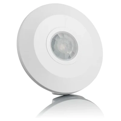 Afbeelding van SEBSON® 2x Bewegingsmelder Opbouw Binnen, LED geschikt, Detectiebereik 6m/ 360, Plafondmontage, regelbare Infrarood Sensor,Ø115x23,1mm