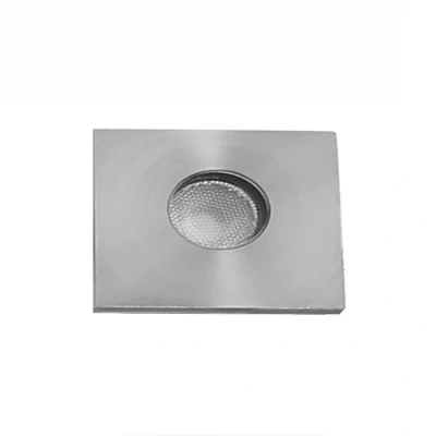 Afbeelding van Nova Luce, Tuinverlichting, BANG LED inbouw vloerlamp nikkel 1W IP67 warm wit 3,7x3,7x5,3cm 9019213 (IP67)