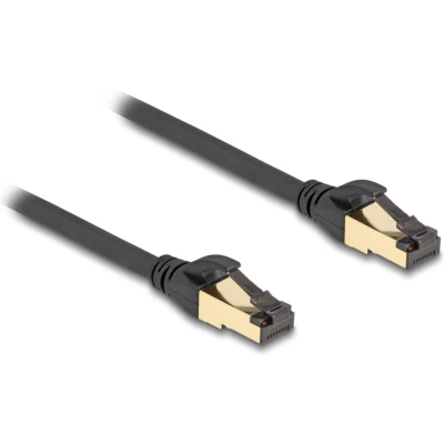 Afbeelding van Delock RJ45 Netzwerkkabel Cat.6A Stecker zu S/FTP schwarz 3 m