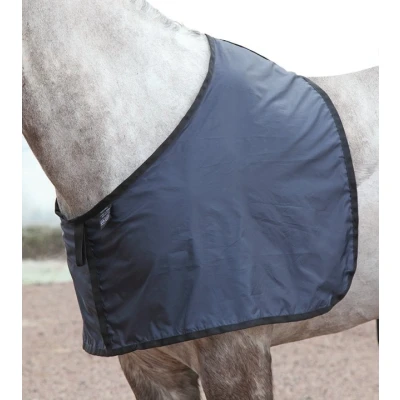 Afbeelding van Shires Borst/schoftbeschermer Satijn Navy Cob