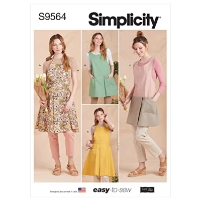 Afbeelding van Simplicity SS9564A Misses&#039; Schorten A XS S M L XL