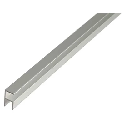 Afbeelding van Alberts 030906 hoekprofiel zelfklemmend aluminium, zilverkleurig geanodiseerd 1000 x 22,5 43 mm