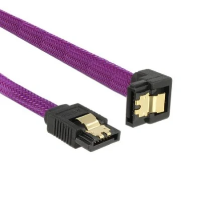 Afbeelding van 0.3 m Sata Kabel 6 Gbps Haaks
